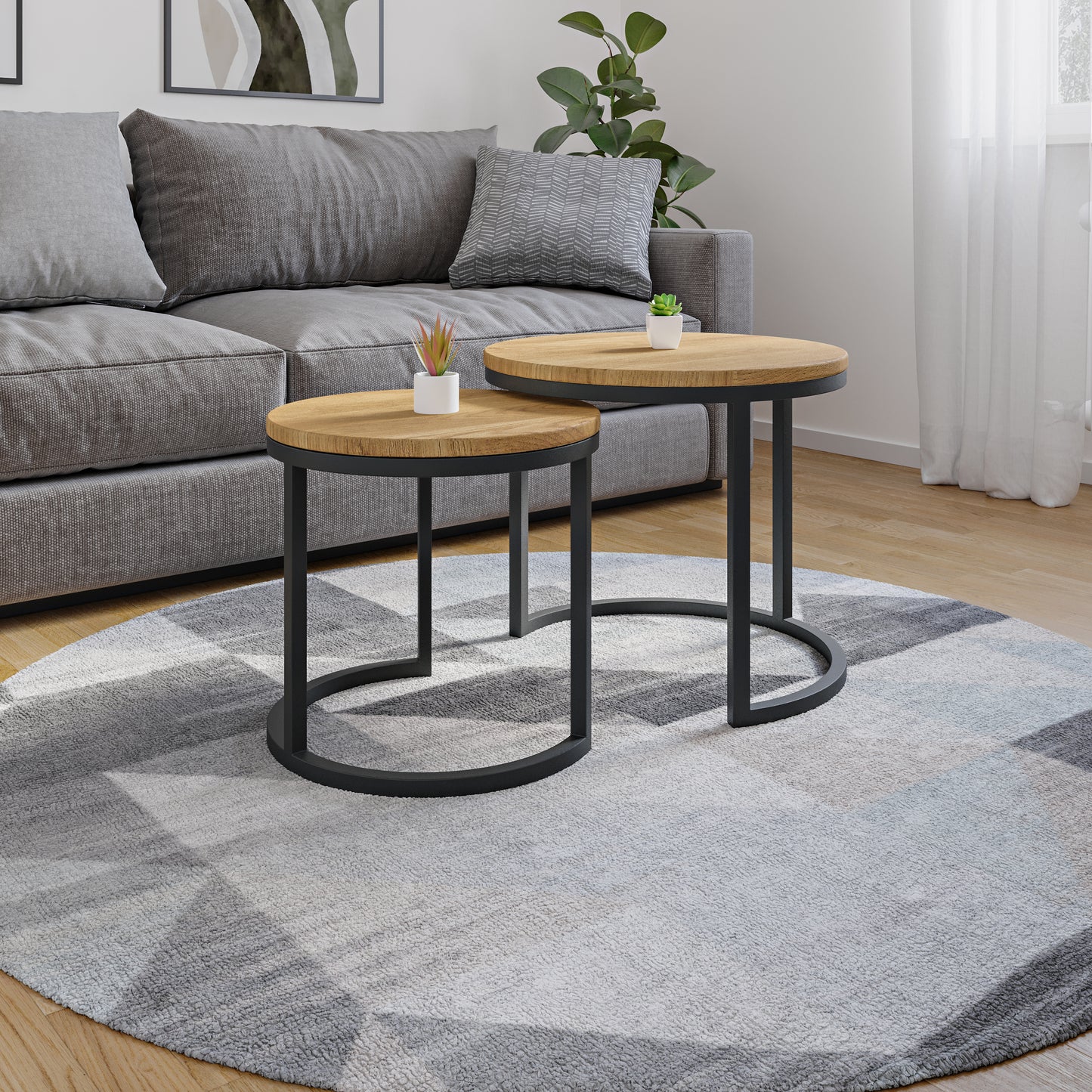 Modena (Eiche, Schwarz)