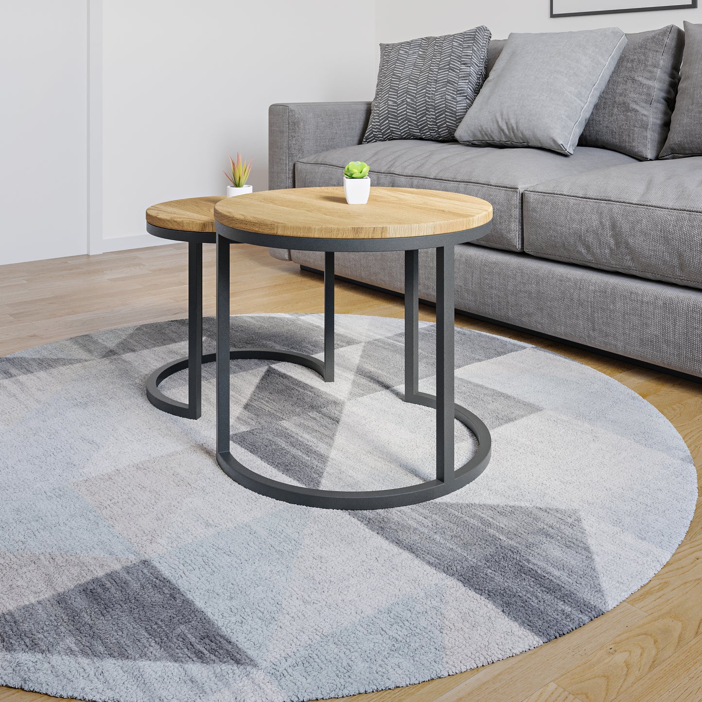 Modena (Eiche, Schwarz)