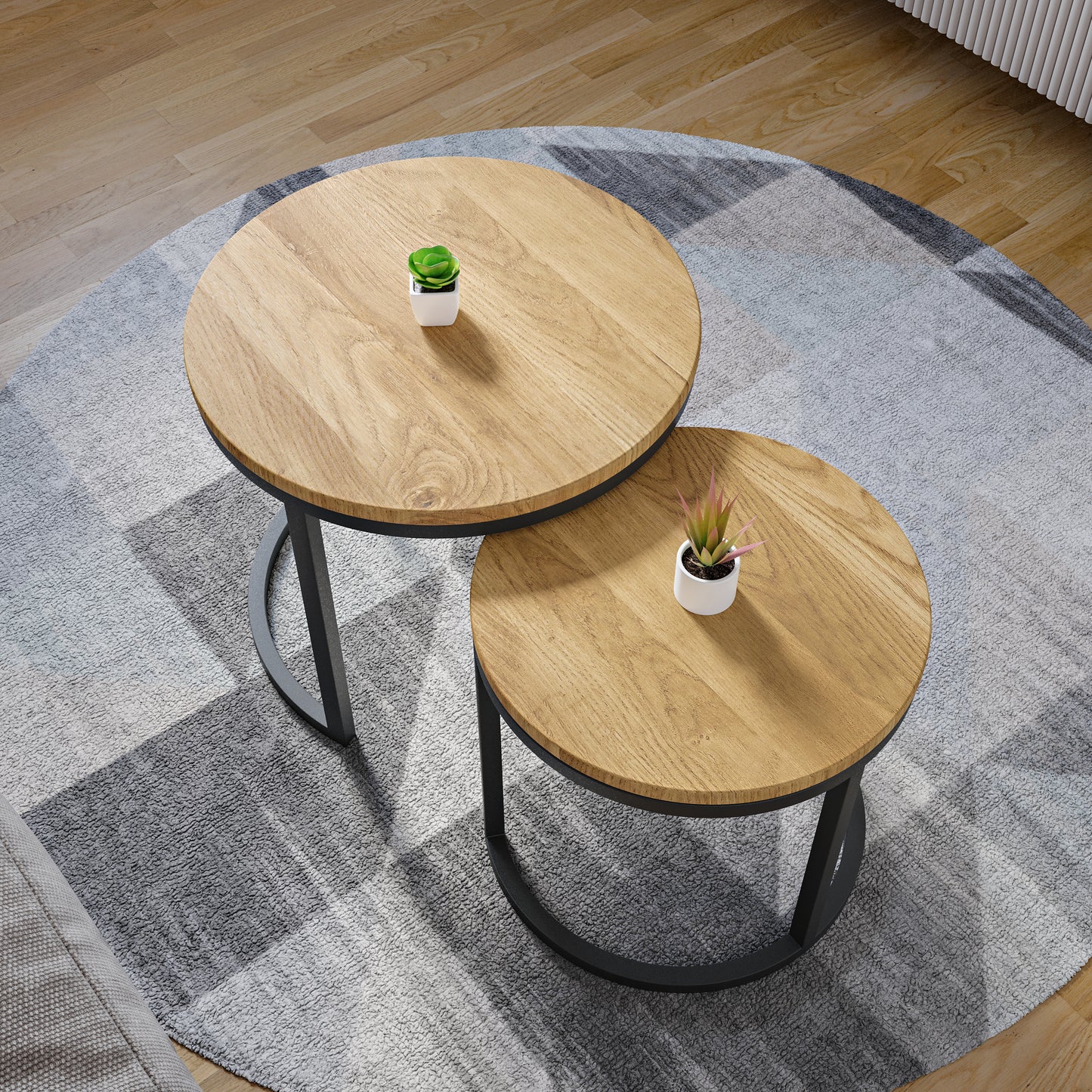 Modena (Eiche, Schwarz)