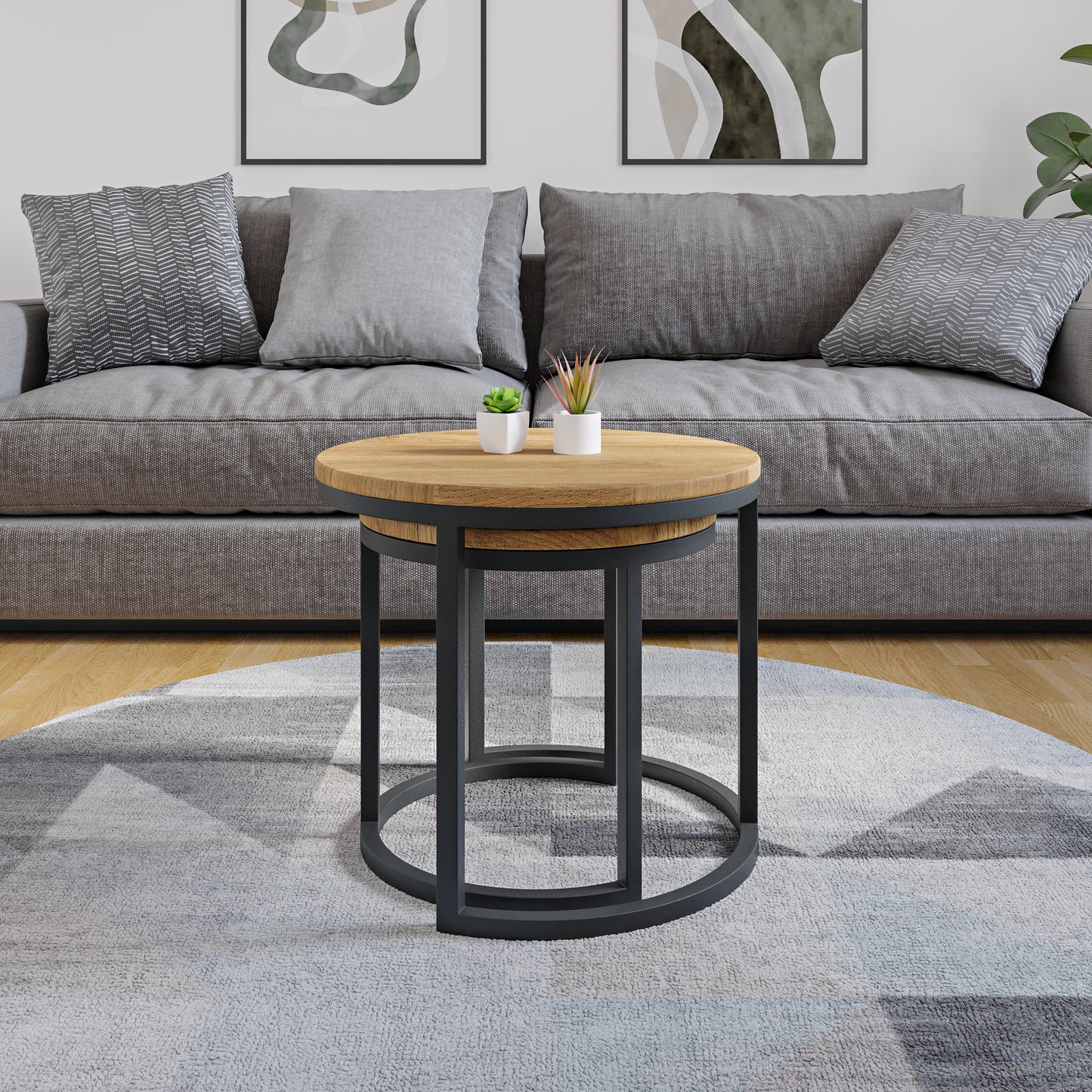 Modena (Eiche, Schwarz)