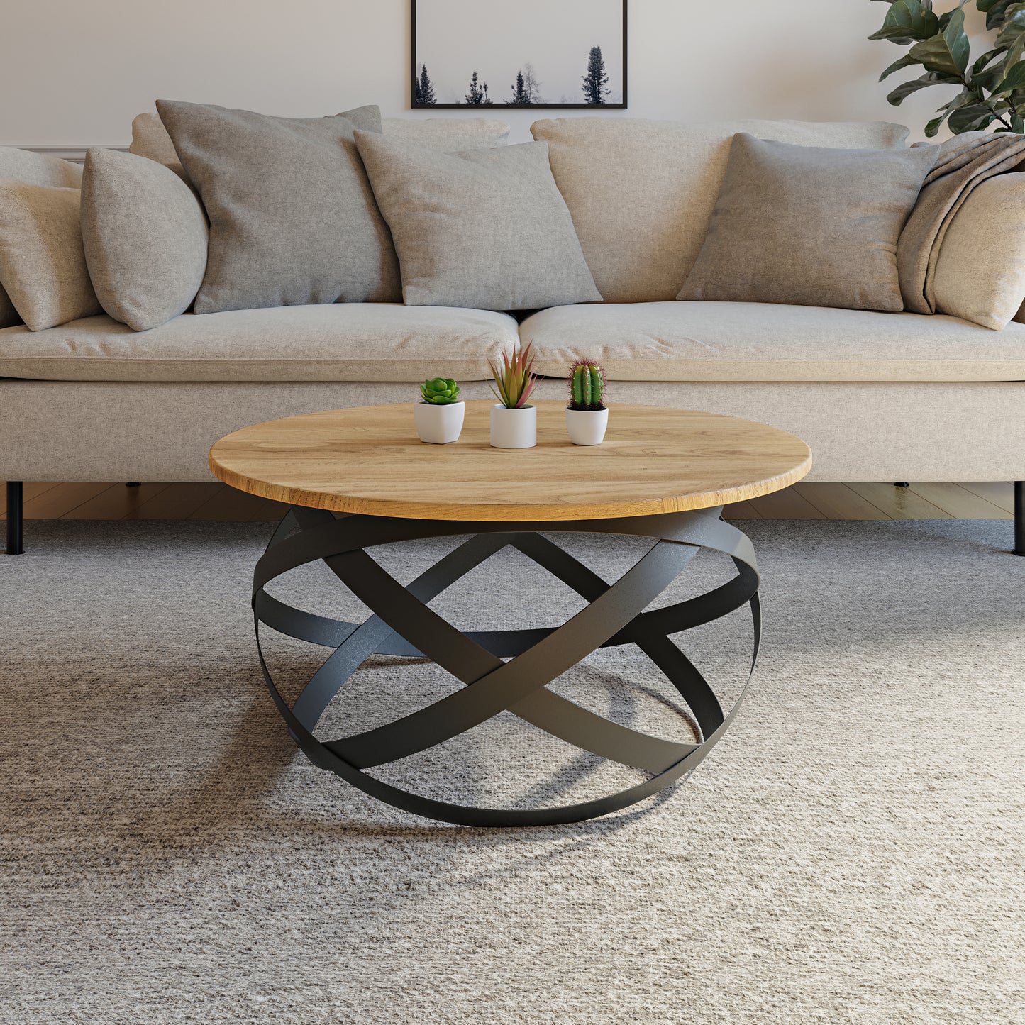 Florence (Eiche, Schwarz)