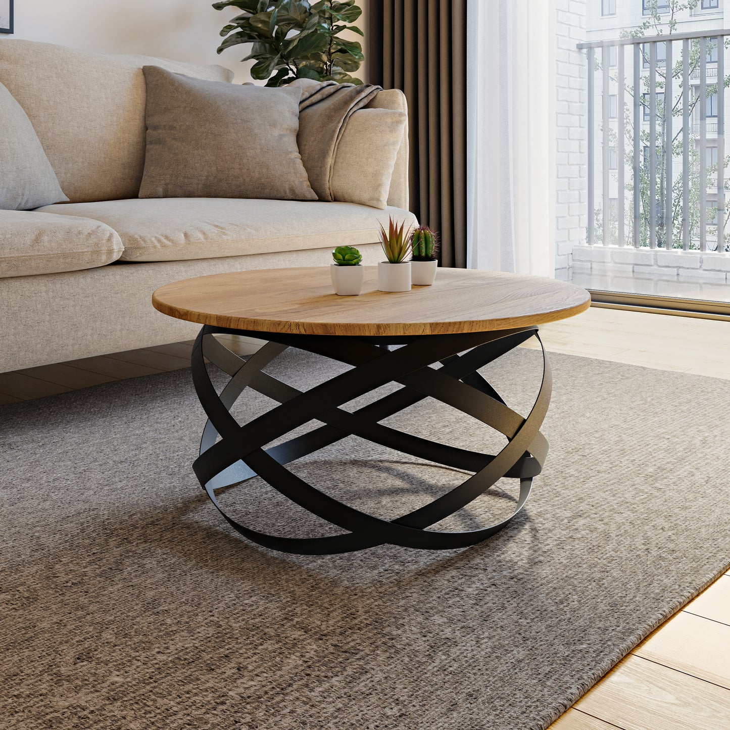 Florence (Eiche, Schwarz)